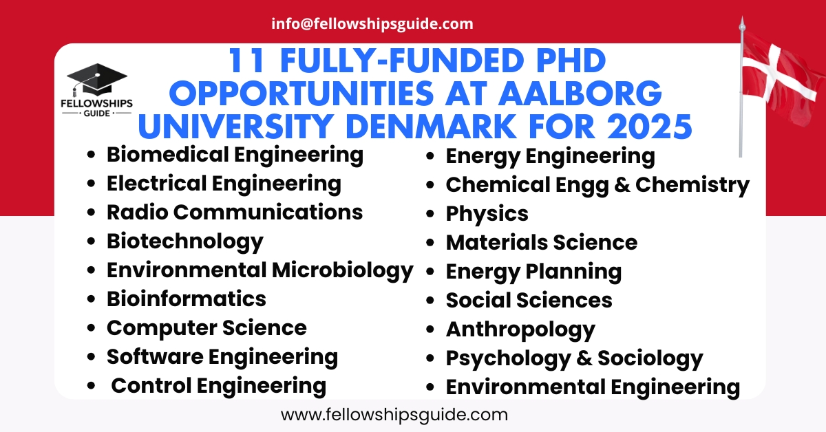11 Fully-Funded PhD Opportunities at Aalborg University Denmark for 2025