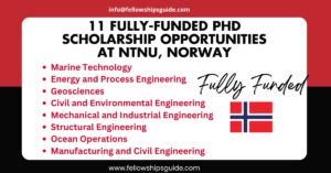 11 Fully-Funded PhD Scholarship Opportunities at NTNU, Norway