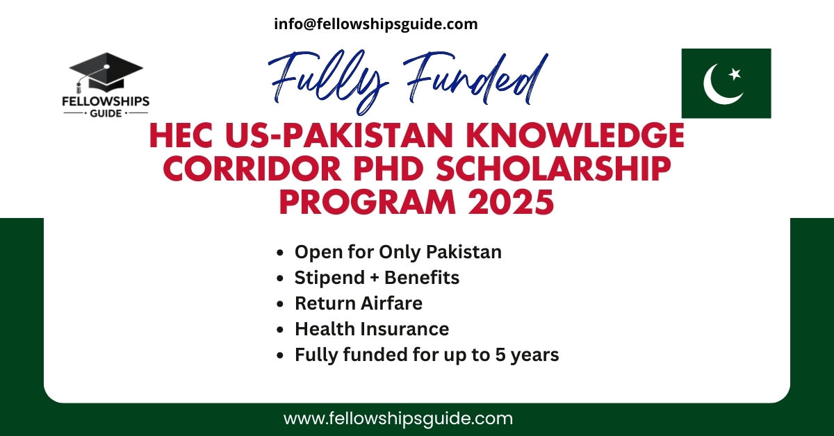 HEC US-Pakistan Knowledge Corridor PhD Scholarship Program 2025