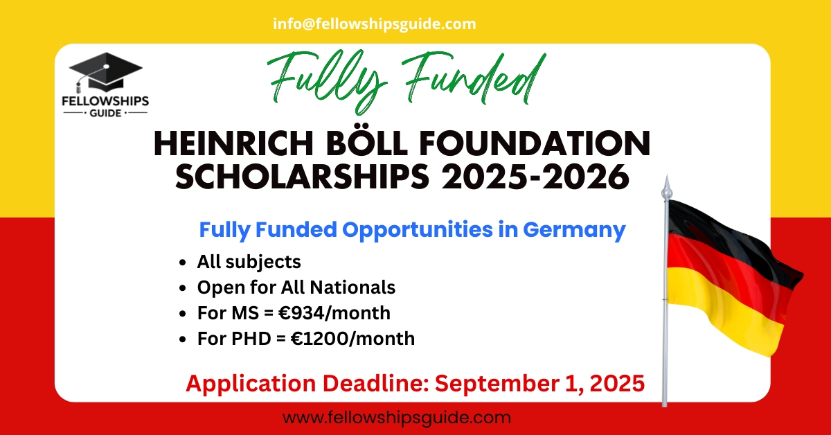 Heinrich Böll Foundation Scholarships 2025-2026
