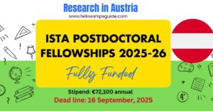 ISTA Postdoctoral Fellowships 2025-26
