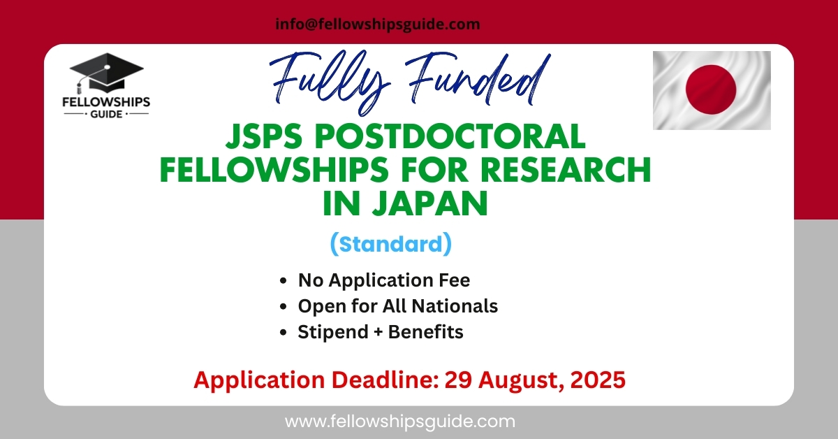 JSPS Postdoctoral Fellowships for Research in Japan