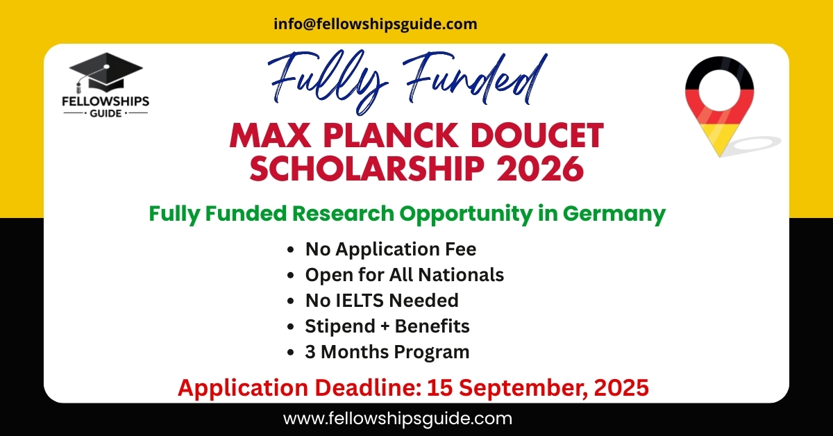 Max Planck Doucet Scholarship 2026