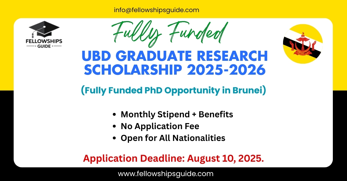 UBD Graduate Research Scholarship 2025-2026