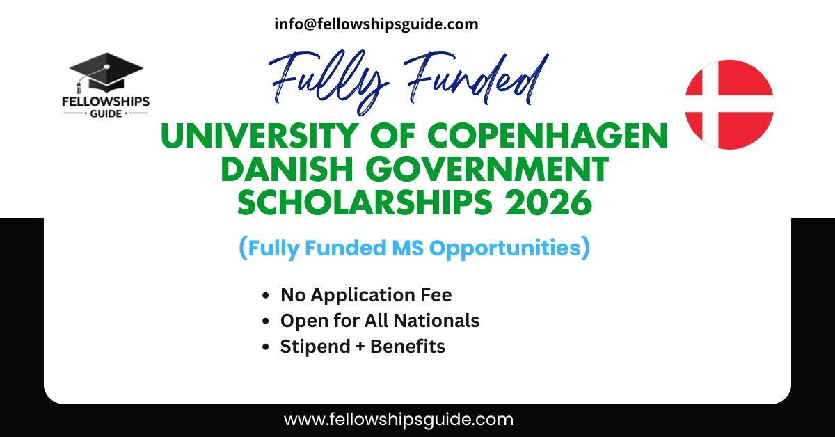 University of Copenhagen Danish Government Scholarships 2026