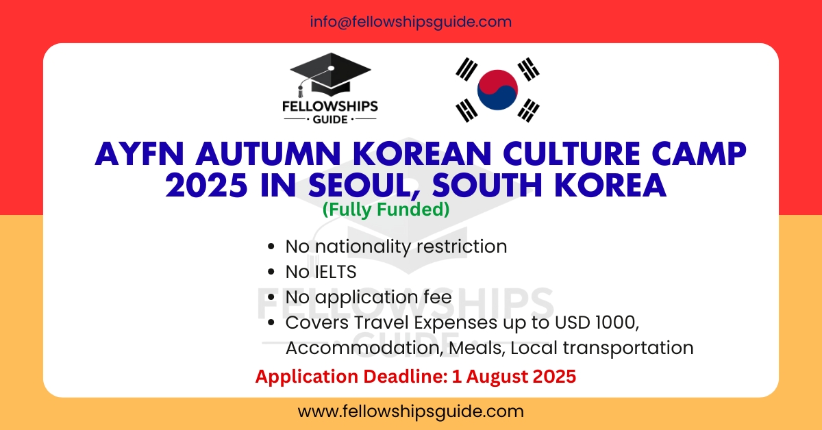 AYFN Autumn Korean Culture Camp 2025 in Seoul, South Korea