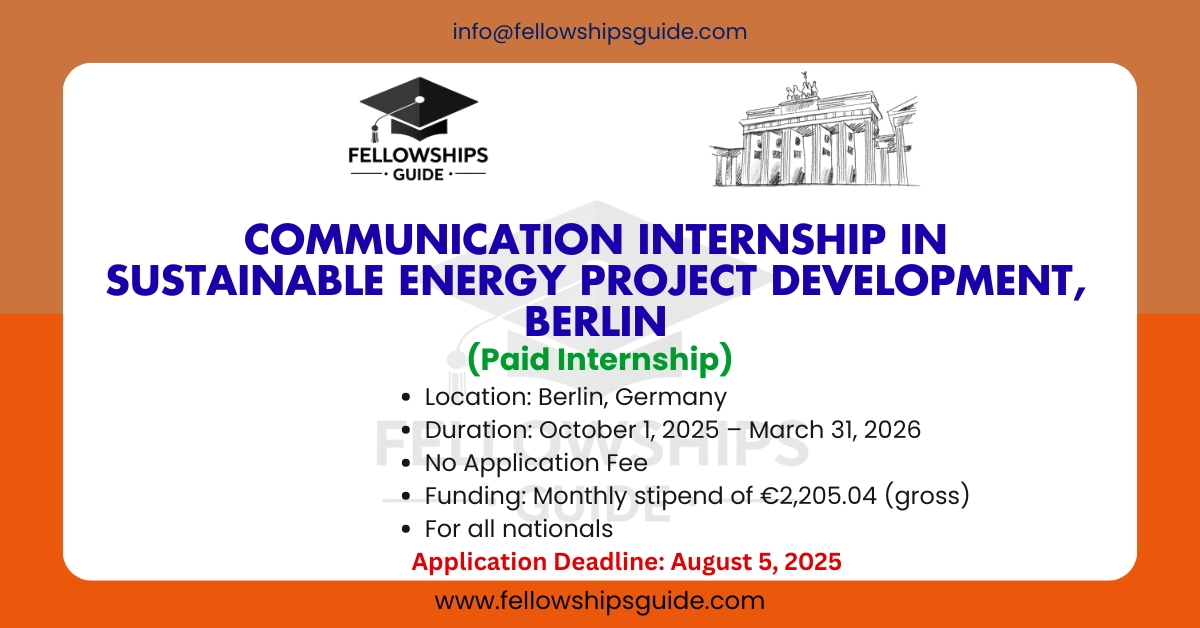 Communication Internship in Sustainable Energy Project Development, Berlin