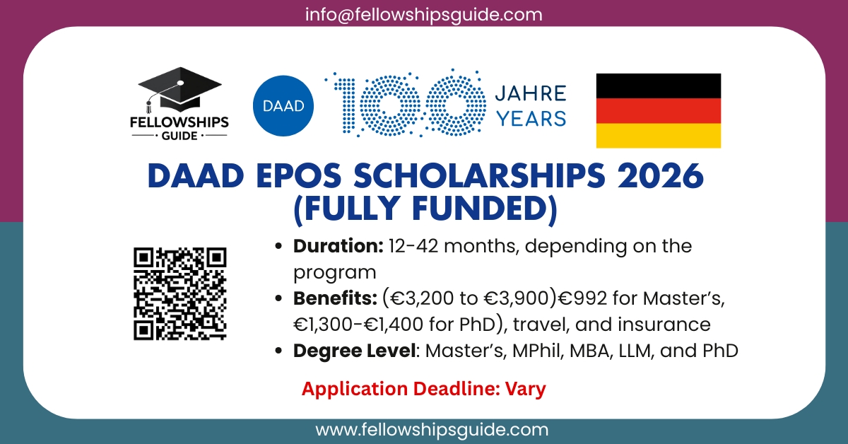 DAAD EPOS Scholarships 2026 (Fully Funded)