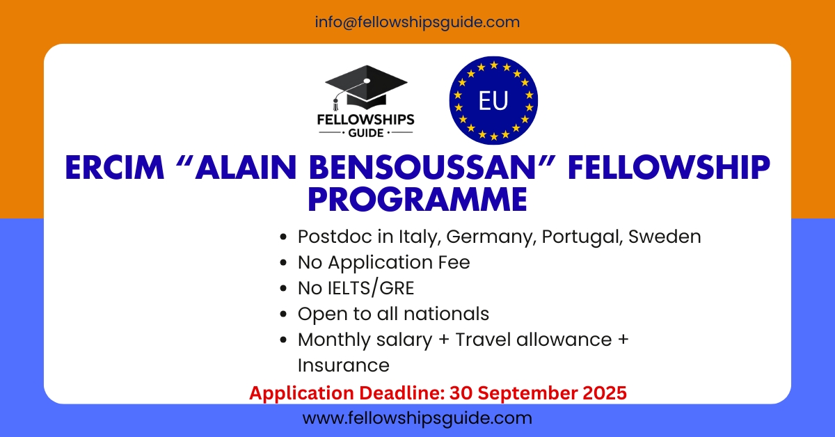 ERCIM “Alain Bensoussan” Fellowship Programme