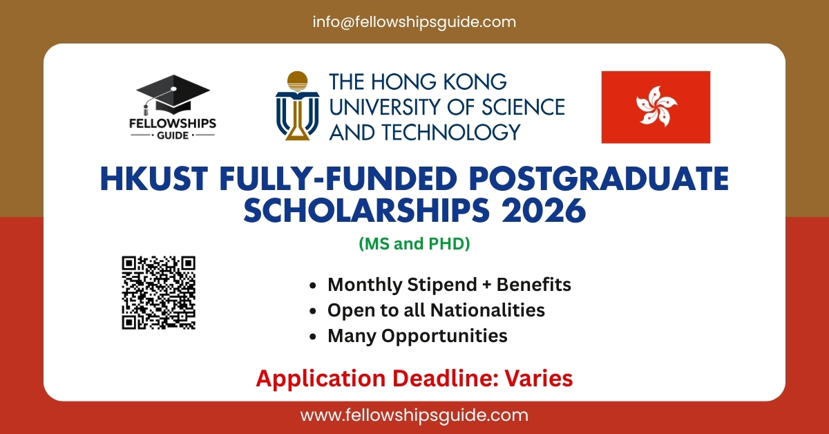 HKUST Fully-Funded Postgraduate Scholarships 2026