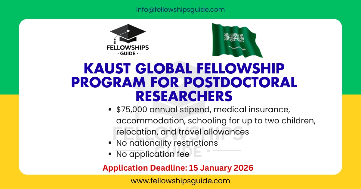 KAUST Global Fellowship Program for Postdoctoral Researchers