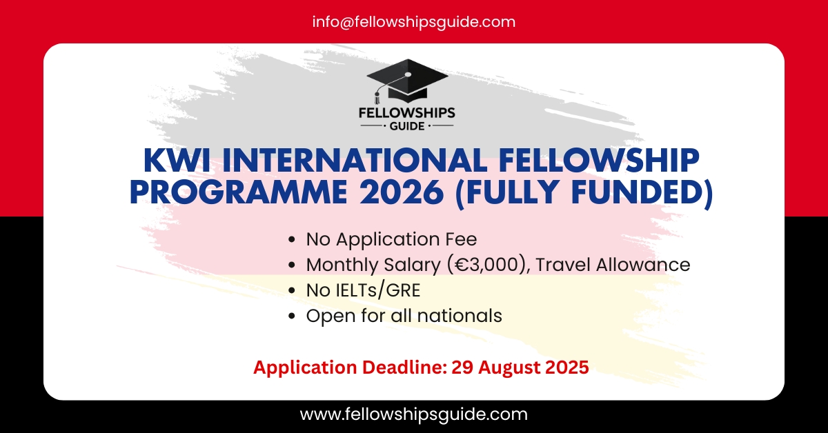 KWI International Fellowship Programme 2026 (Fully Funded)