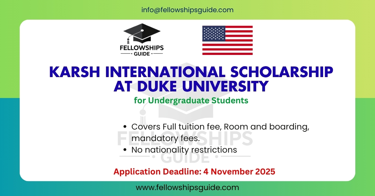Karsh International Scholarship at Duke University