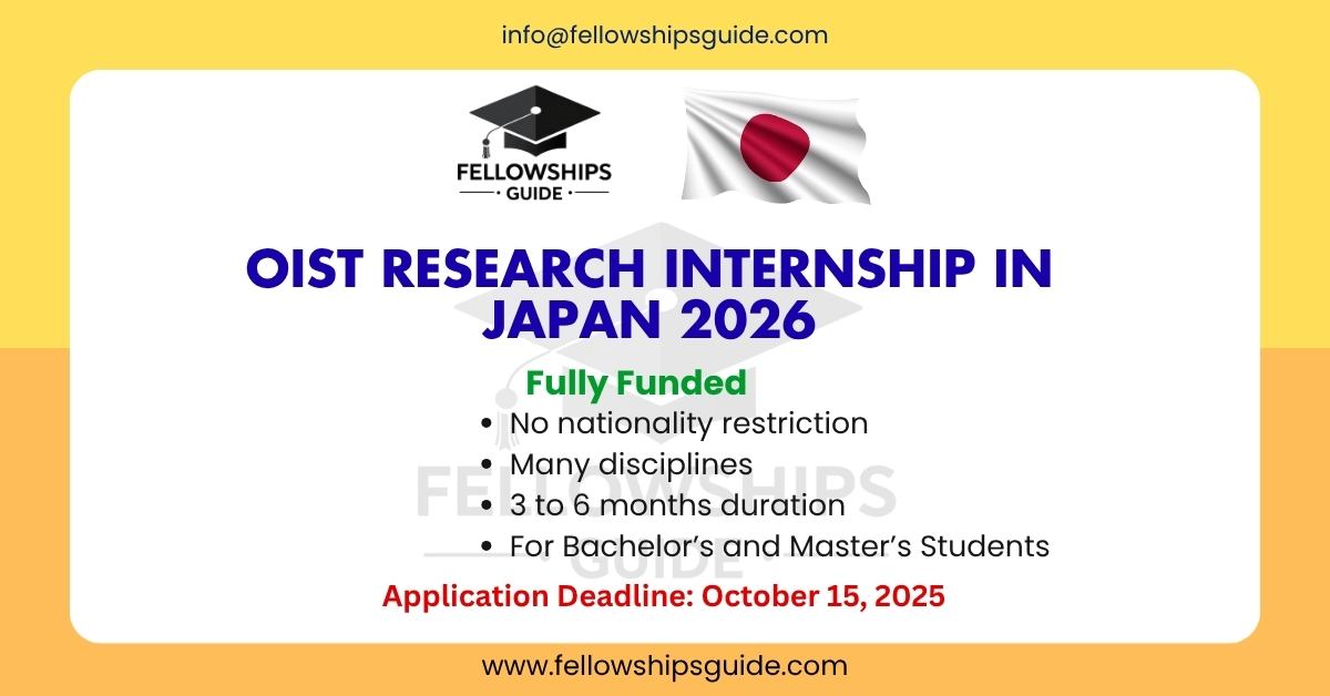 OIST Research Internship in Japan 2026