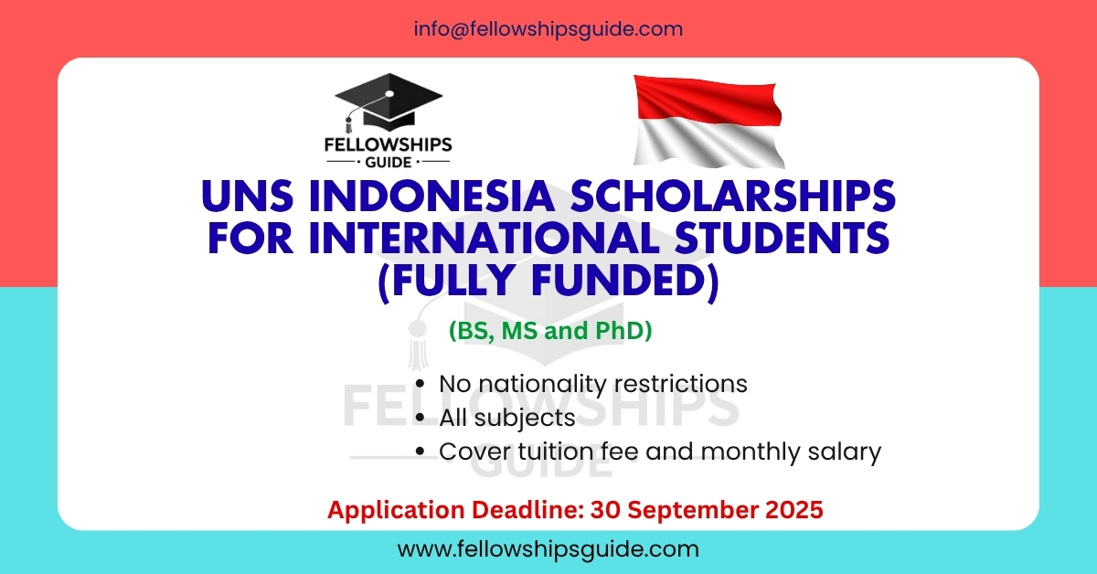 UNS Indonesia Scholarships for International Students (Fully Funded)