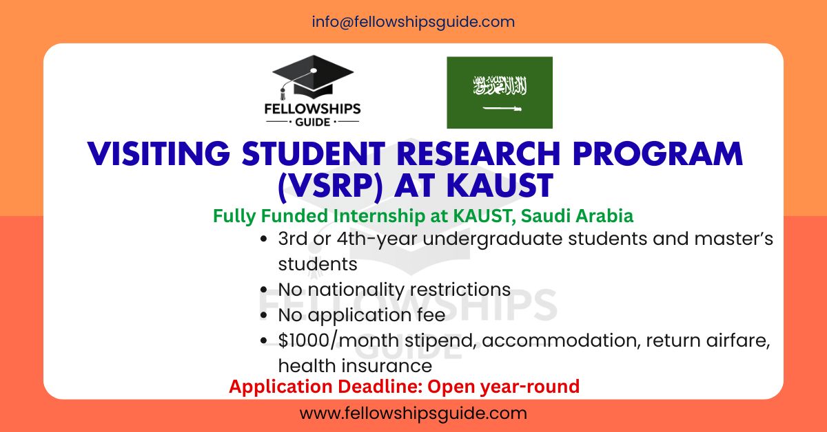 Visiting Student Research Program (VSRP) at KAUST