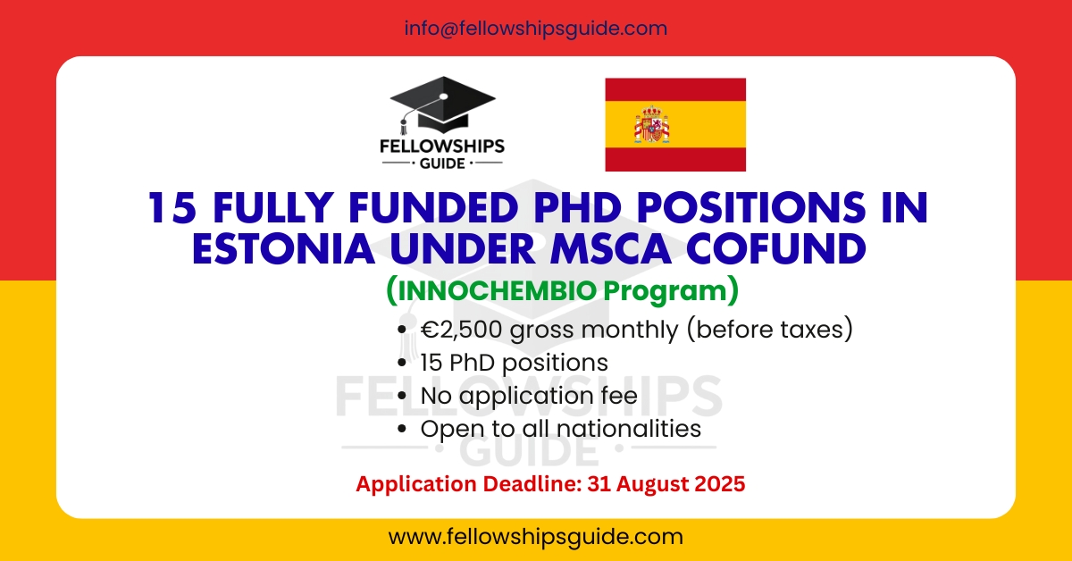 15 Fully Funded PhD Positions in Estonia under MSCA COFUND