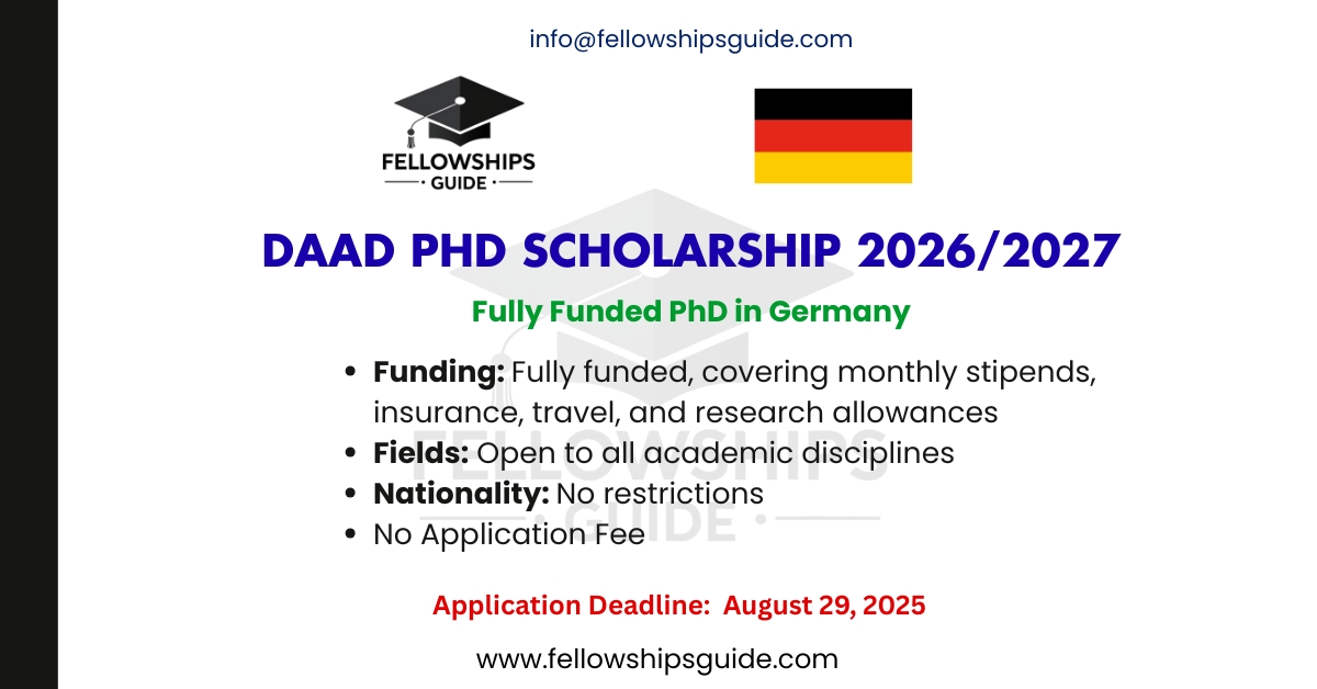 DAAD PhD Scholarship 2026/2027