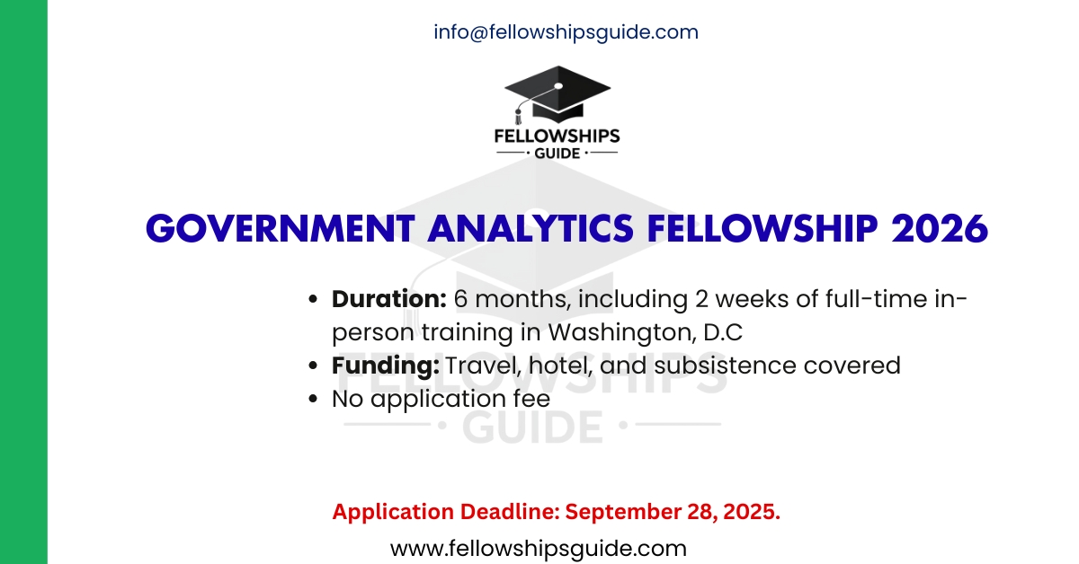 Government Analytics Fellowship 2026