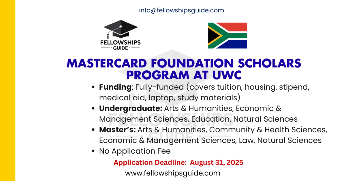 Mastercard Foundation Scholars Program at UWC