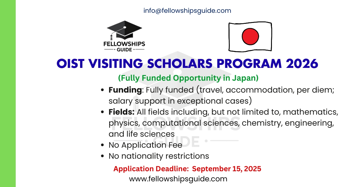 OIST Visiting Scholars Program 2026