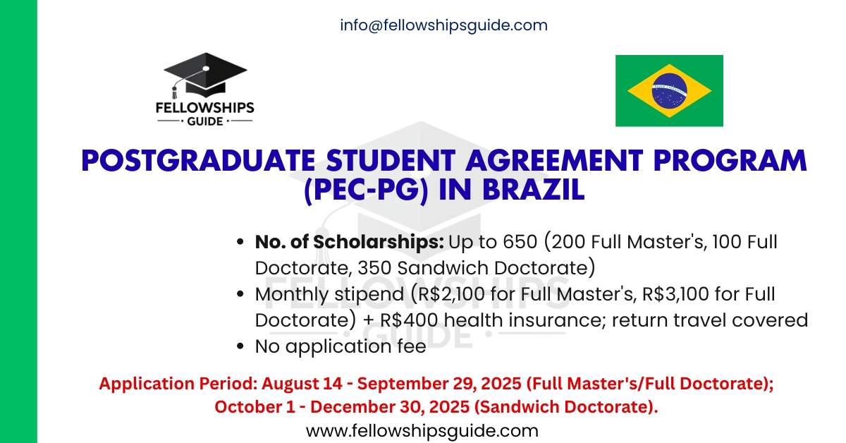 Postgraduate Student Agreement Program (PEC-PG) in Brazil