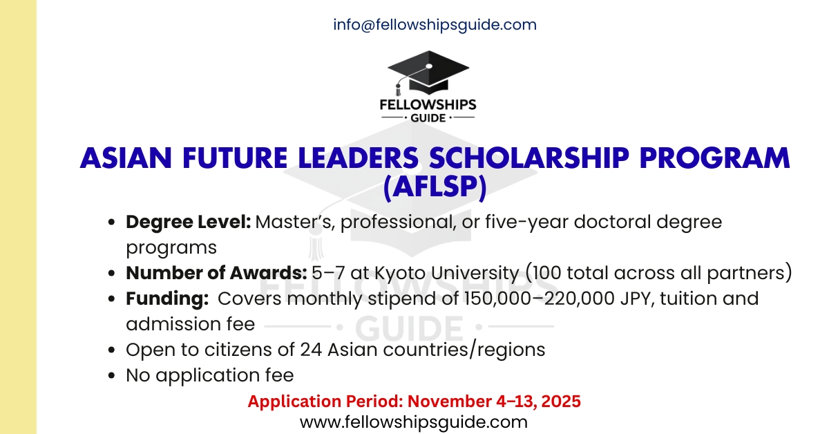 Asian Future Leaders Scholarship Program (AFLSP)