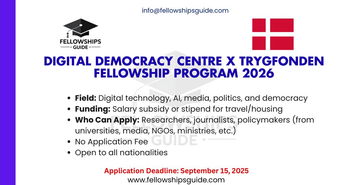 Digital Democracy Centre x TrygFonden Fellowship Program 2026