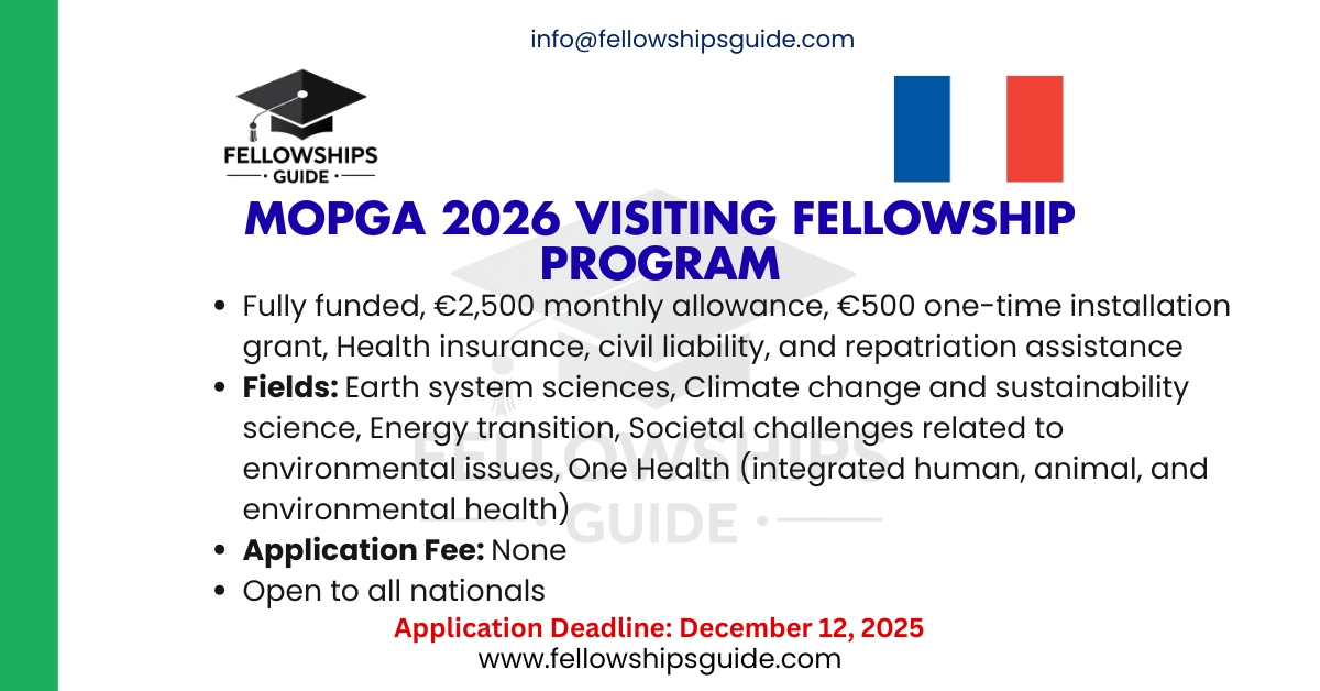 MOPGA 2026 Visiting Fellowship Program