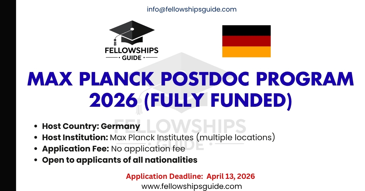 Max Planck Postdoc Program 2026 (Fully Funded)