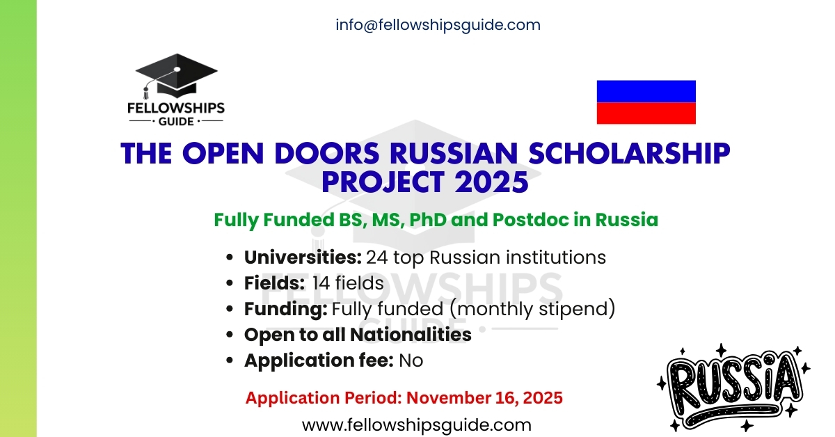 The Open Doors Russian Scholarship Project 2025