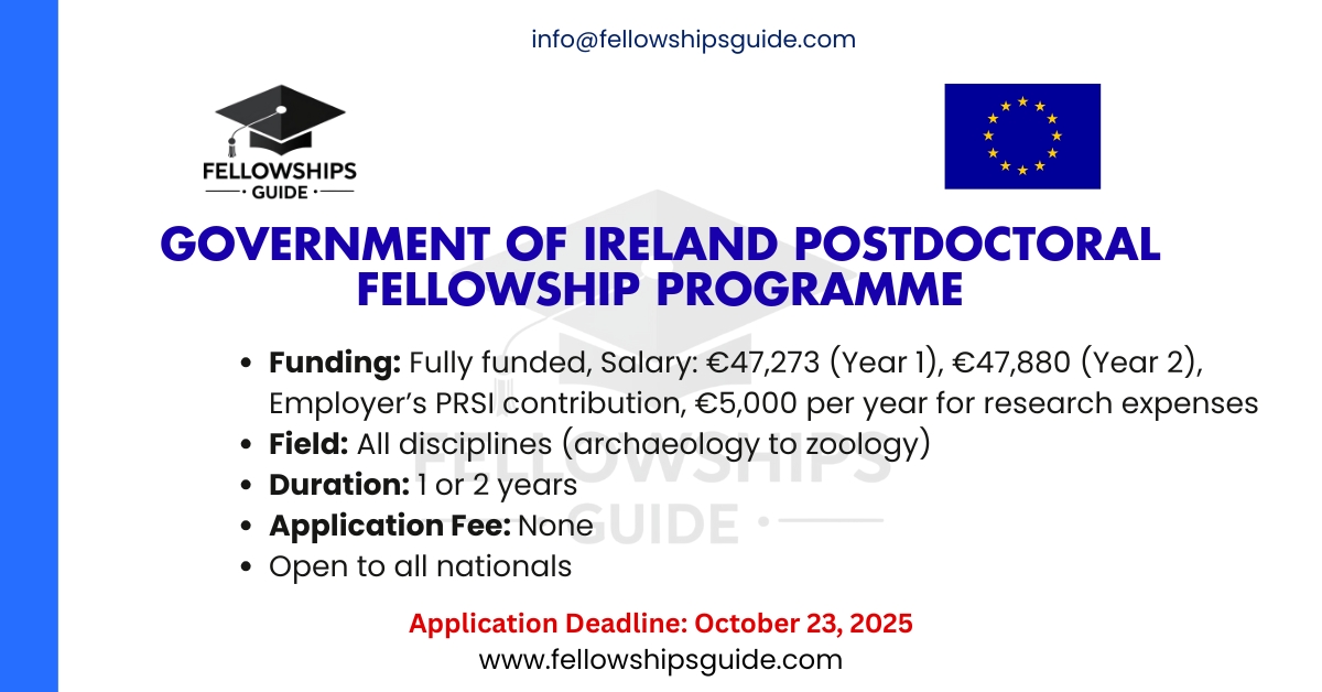 Government of Ireland Postdoctoral Fellowship Programme