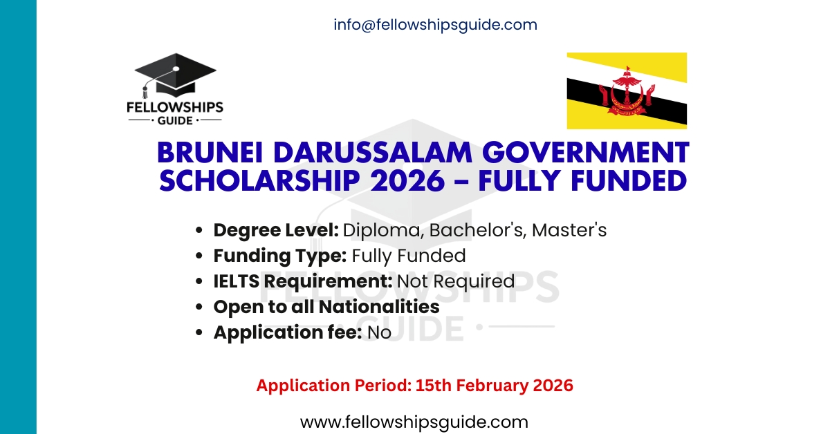 Brunei Darussalam Government Scholarship 2026 – Fully Funded