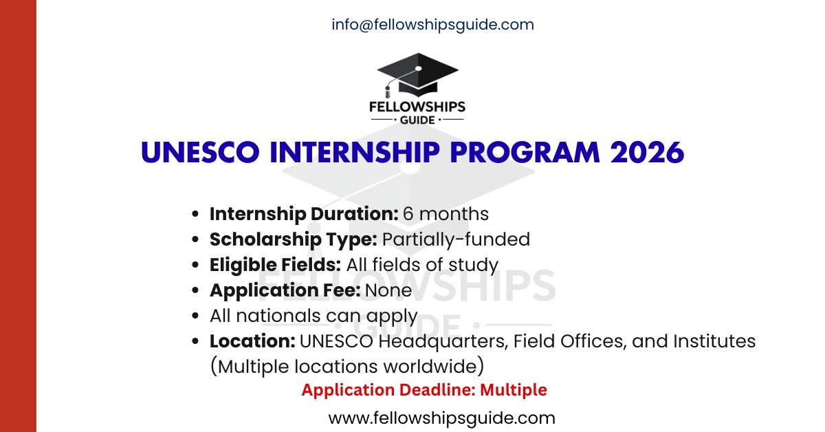 UNESCO Internship Program 2026