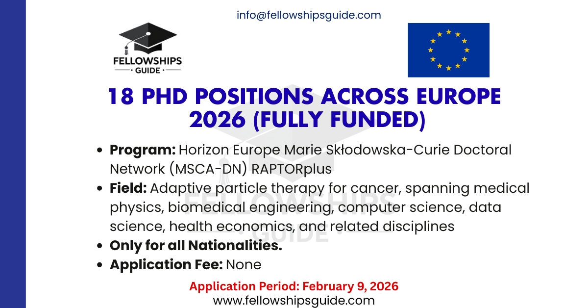 18 PhD Positions across EUROPE 2026