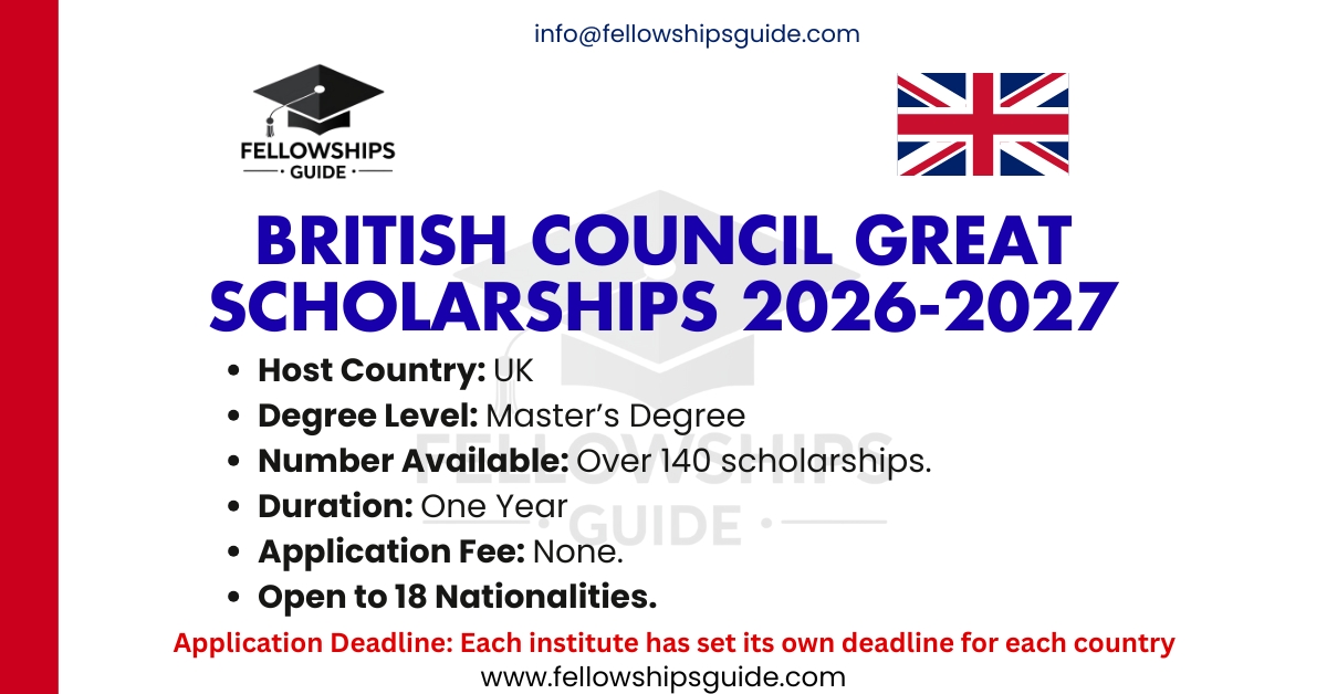 British Council GREAT Scholarships