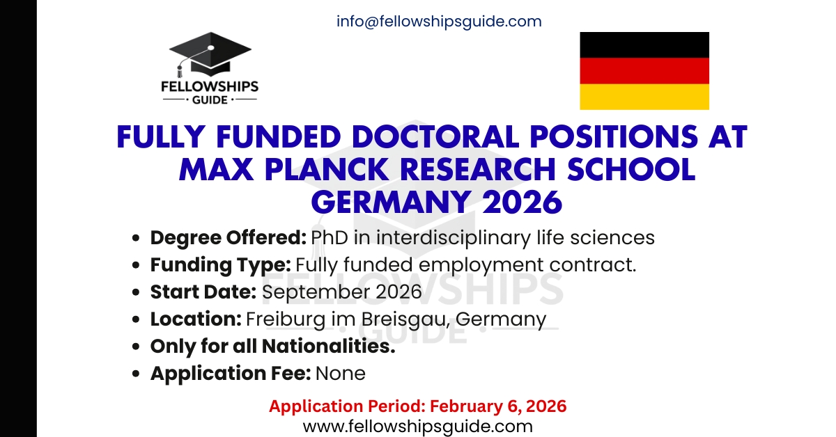 Doctoral Positions at Max Planck Research School Germany