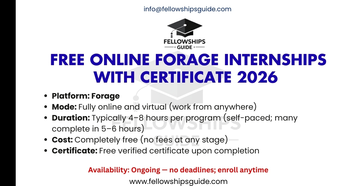 Free Online Forage Internships