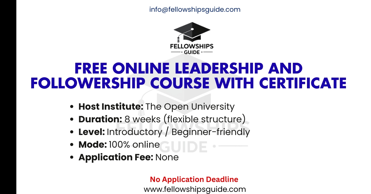 Free Online Leadership and Followership Course with Certificate