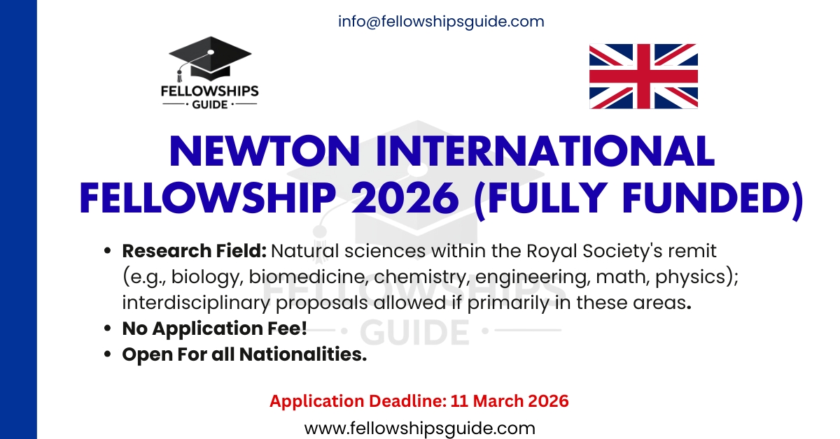 Newton International Fellowship 2026