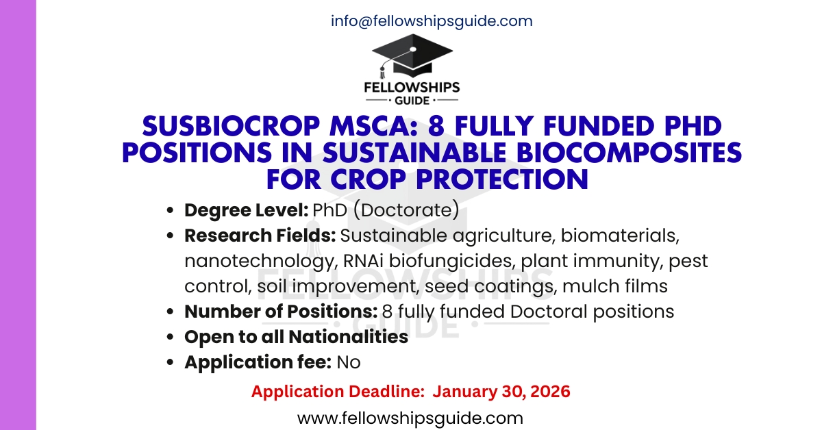 SUSBIOCROP MSCA Doctoral Network