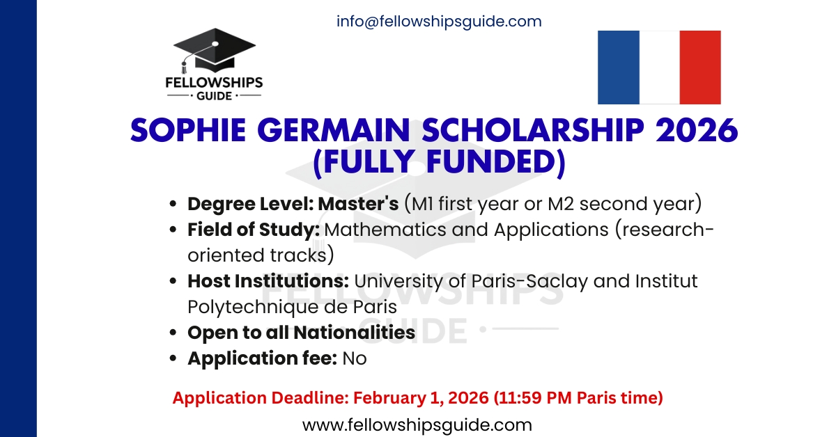 Sophie Germain Scholarship 2026