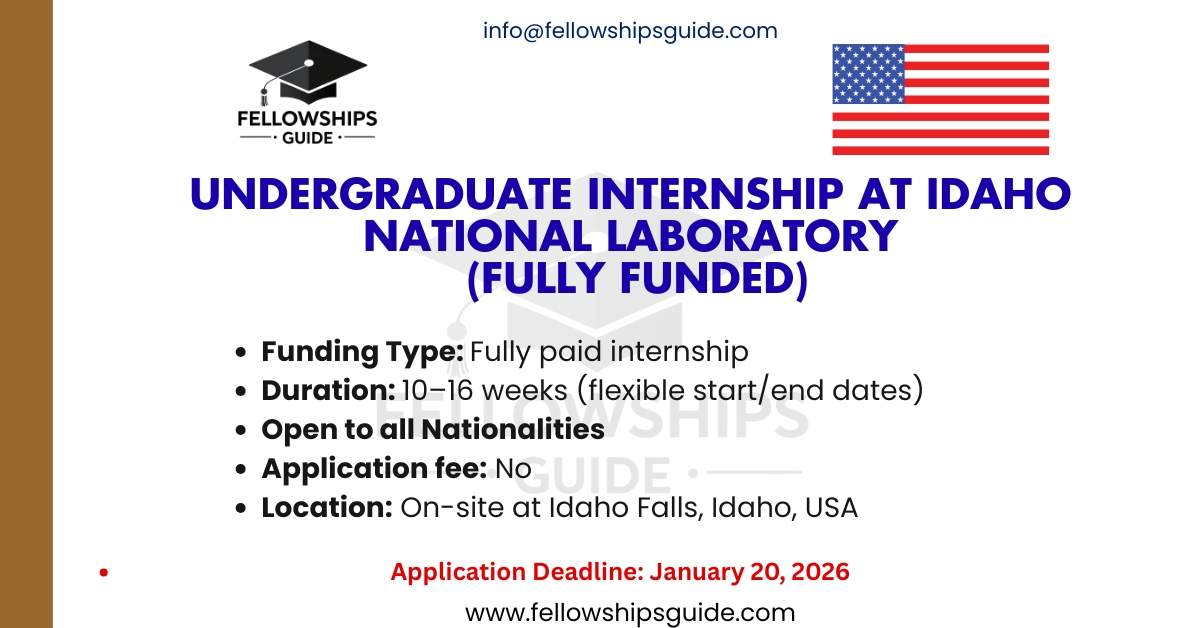 Undergraduate Internship at Idaho National Laboratory
