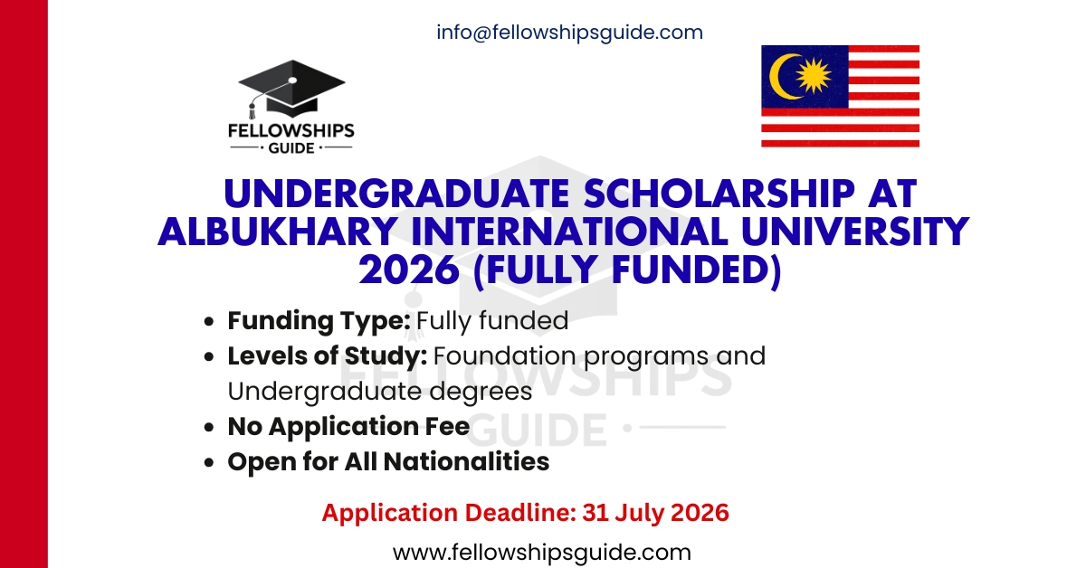 Undergraduate Scholarship at Albukhary International University