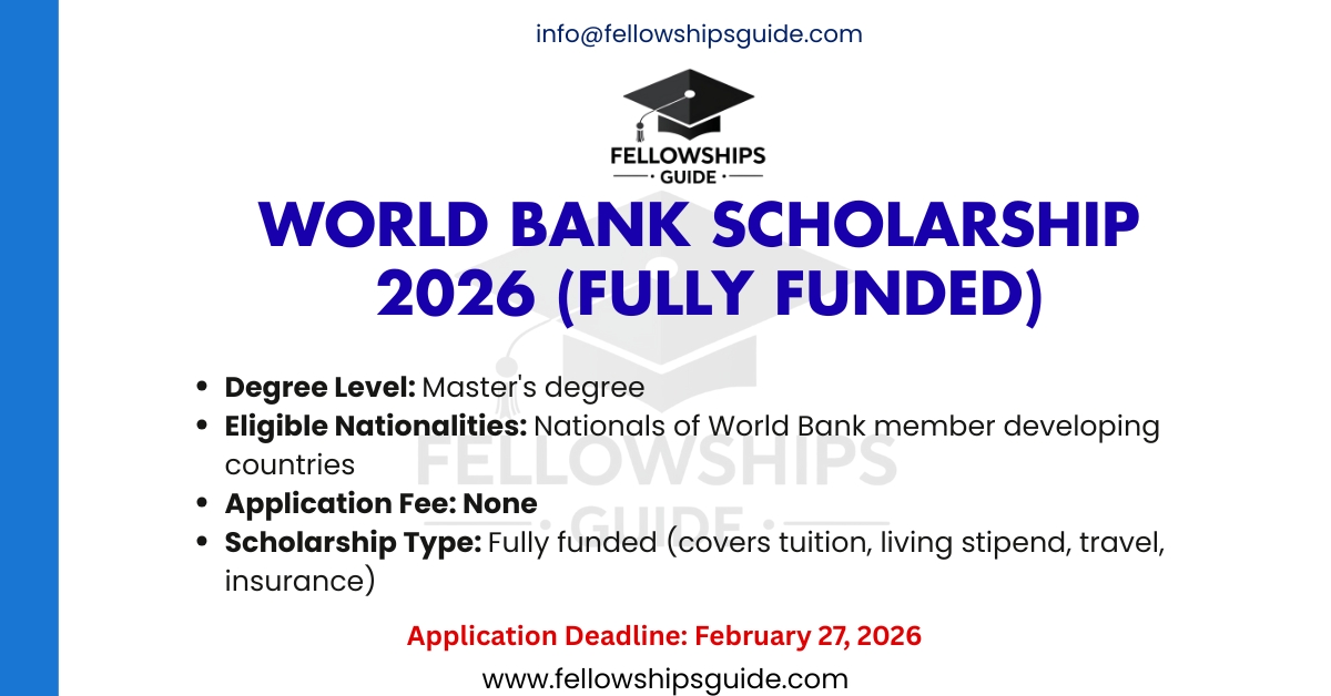 World Bank Scholarship 2026
