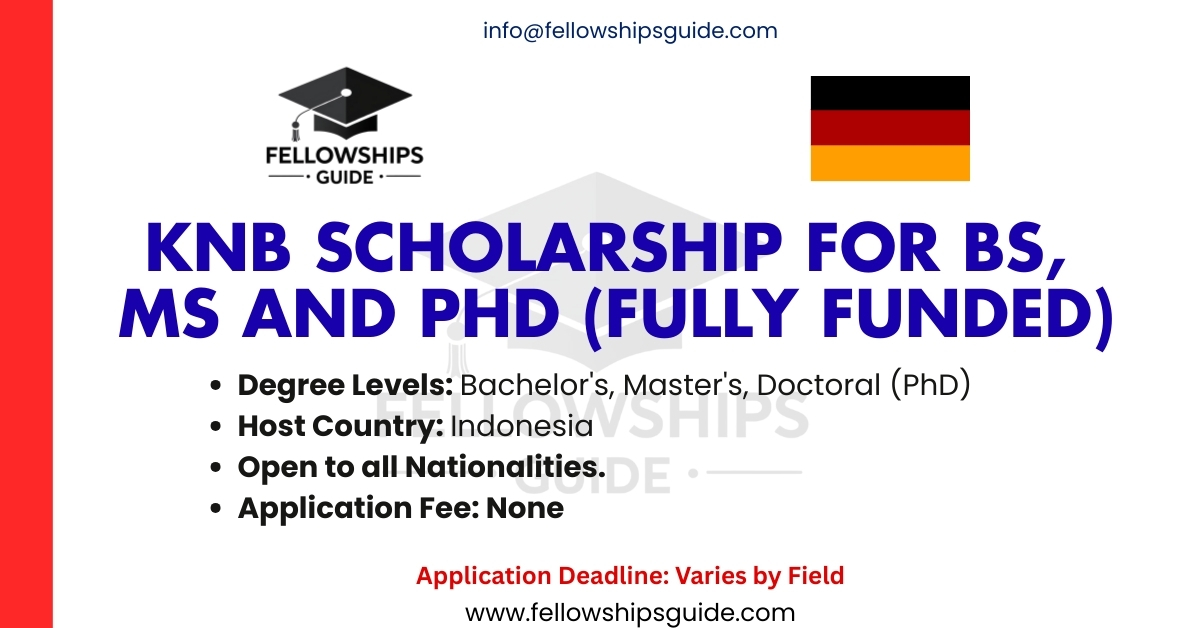 KNB Scholarship for BS, MS and PhD (Fully Funded)