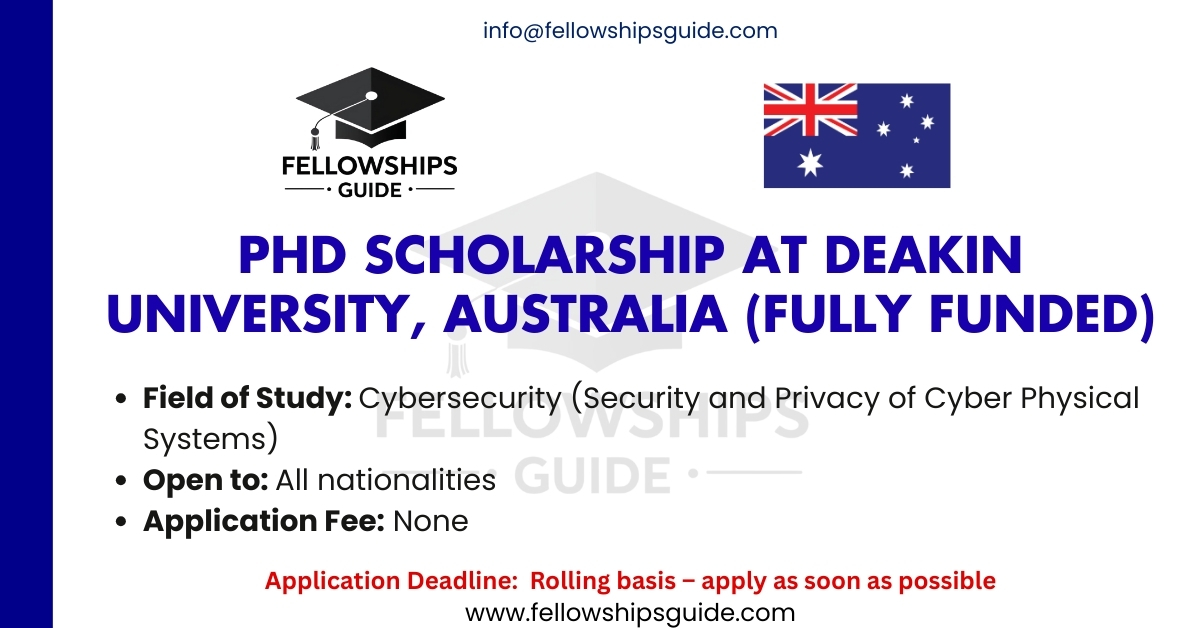 PhD Scholarship at Deakin University, Australia