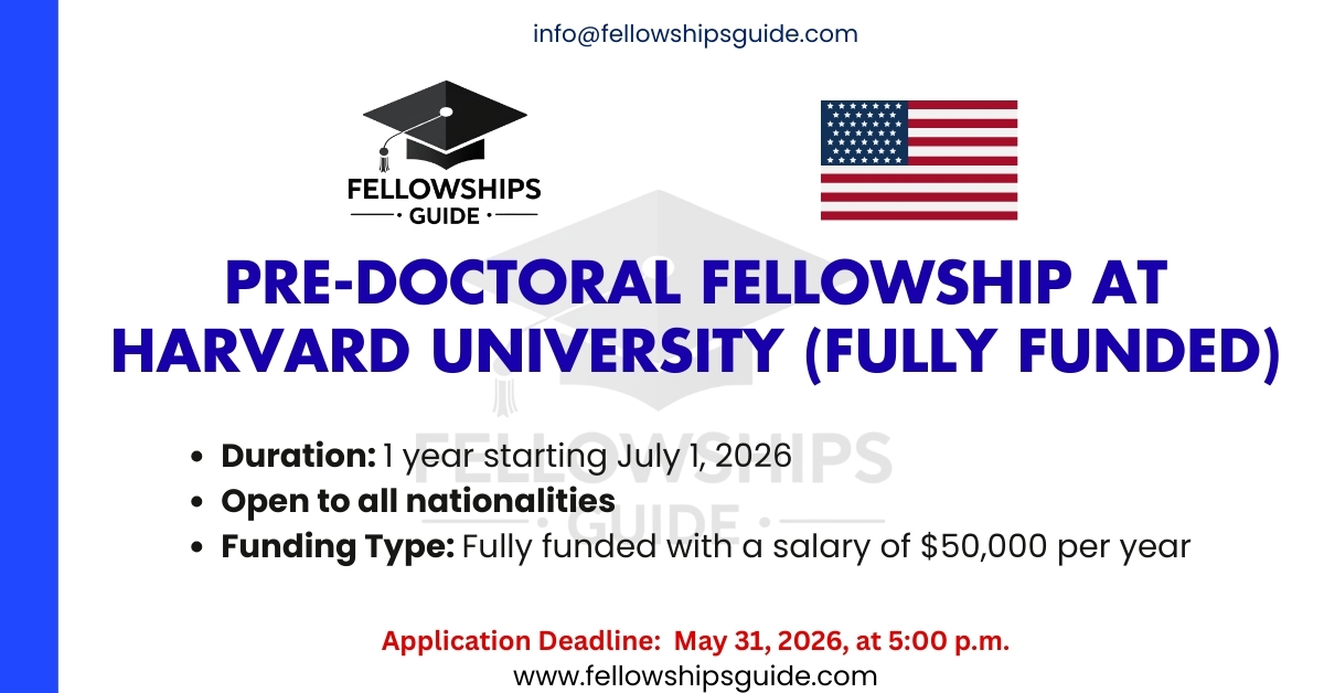 Pre-Doctoral Fellowship at Harvard University