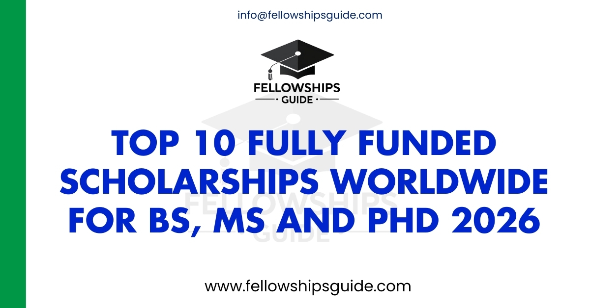 Top 10 Fully Funded Scholarships Worldwide for BS, MS and PhD 2026
