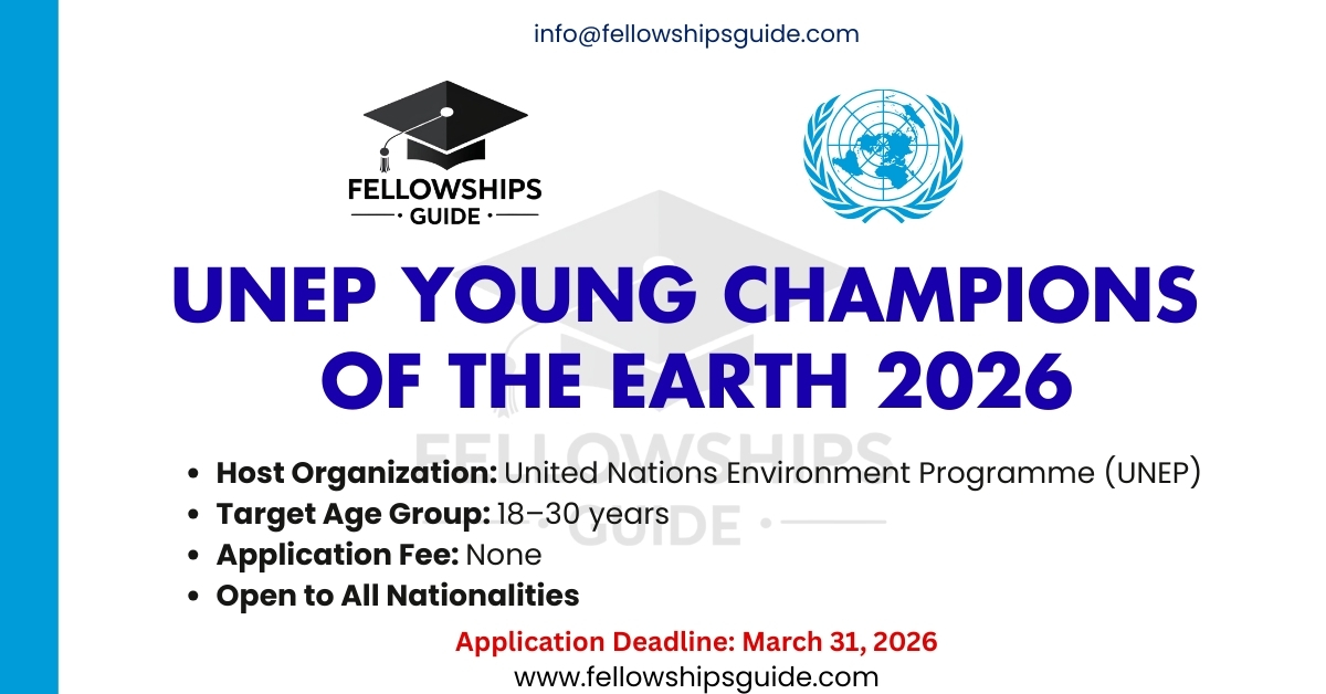 UNEP Young Champions of the Earth 2026
